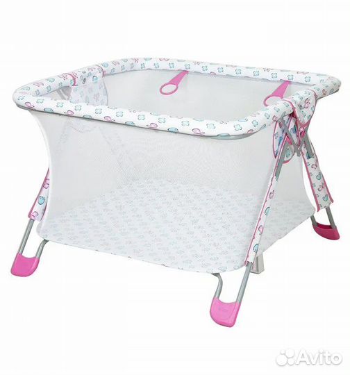 Манеж Фея книжка Экстра розовый