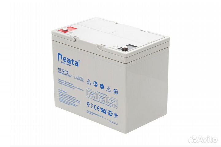 Аккумулятор Neata AGM 12V 75Ah для ибп