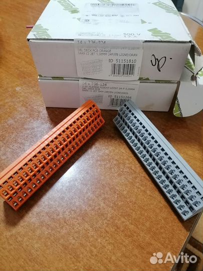 736-124 клеммная колодка на печатную плату wago