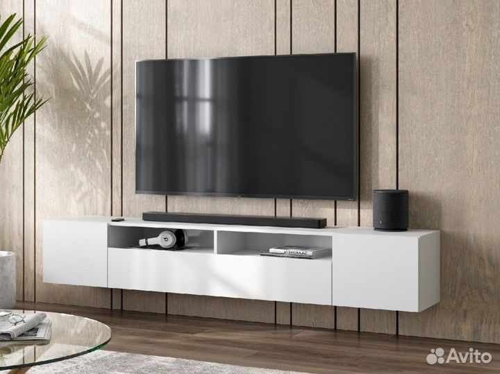 Тумба под тв белая