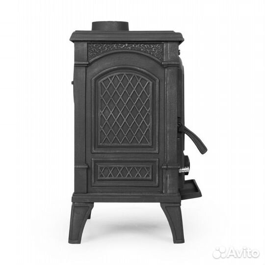 Печь-камин чугунная sven black