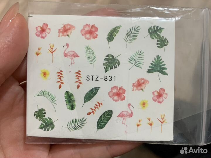 Слайдеры наклейки для ногтей