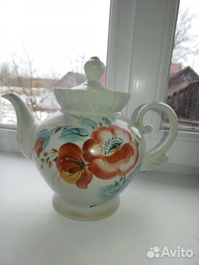 Чайник фарфоровый СССР
