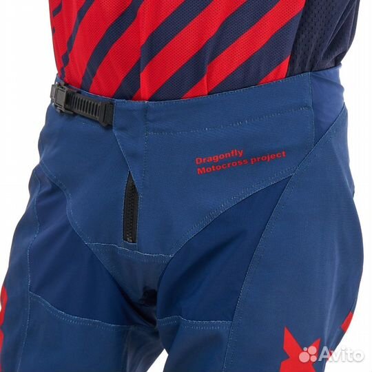 Мотоштаны Dragonfly dfmx-pants Red