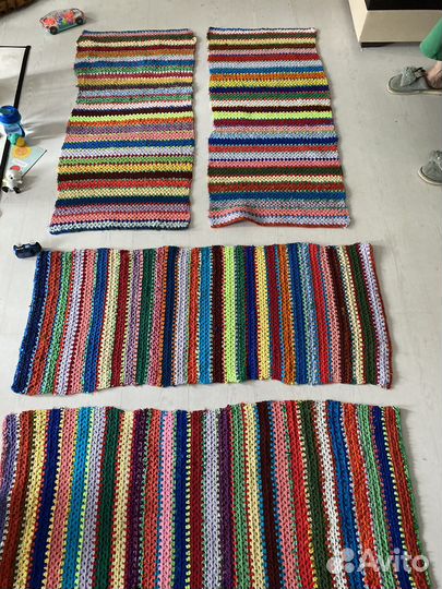 Вязанные коврики