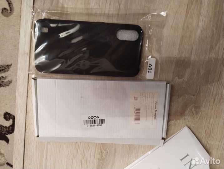 Чехол и стекло на самсунг А01