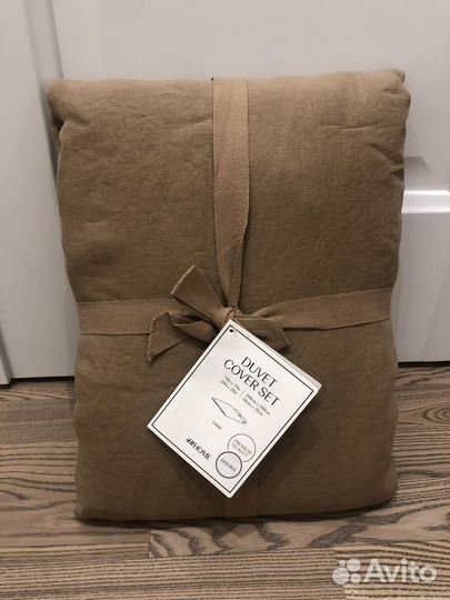 Постельное белье H&M лен двуспальное