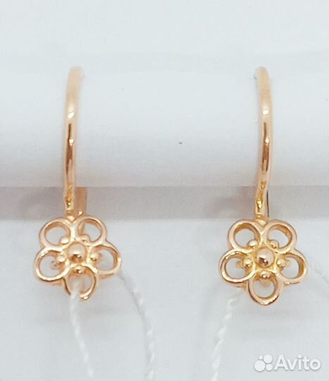 Золотые серьги