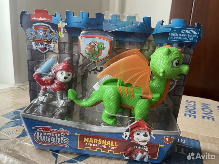 Paw Patrol c драконом, щенячий патруль игрушка