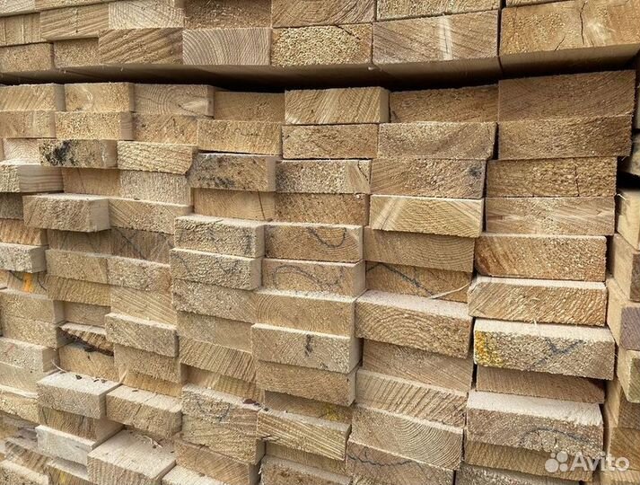 Доска обрезная 50х200х6000