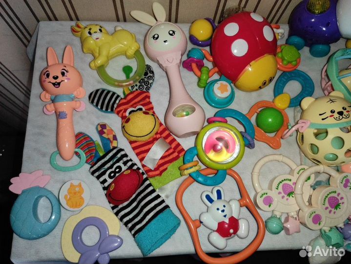 Пакетом погремушки музыкальные игрушки