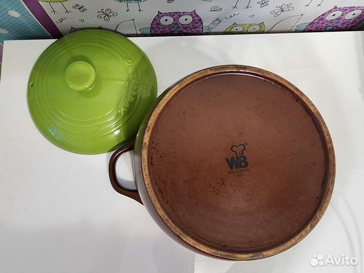 Керамическая кастрюля Wellberg 2.2 л