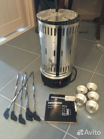 Электрошашлычница redmond