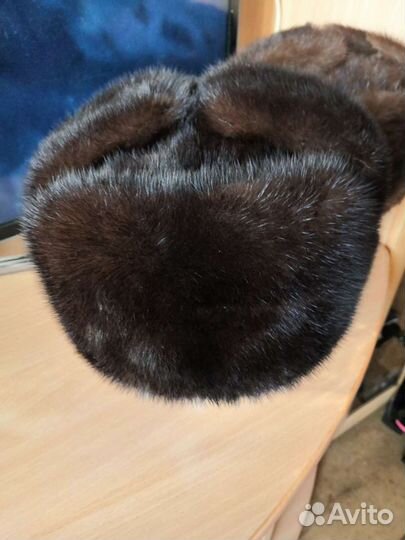 Норковая шапка мужская