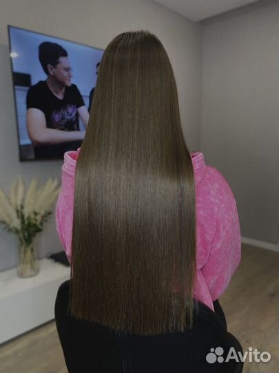 Кератиновое выпрямление/ Ботокс, Наращивание волос