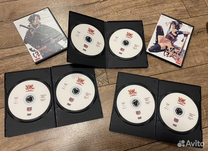 DVD диски аниме сериал Bakumatsu