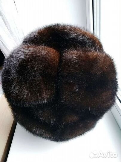 Шапка из норки мужская (58-60 см)