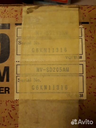 Видеомагнитофон panasonic