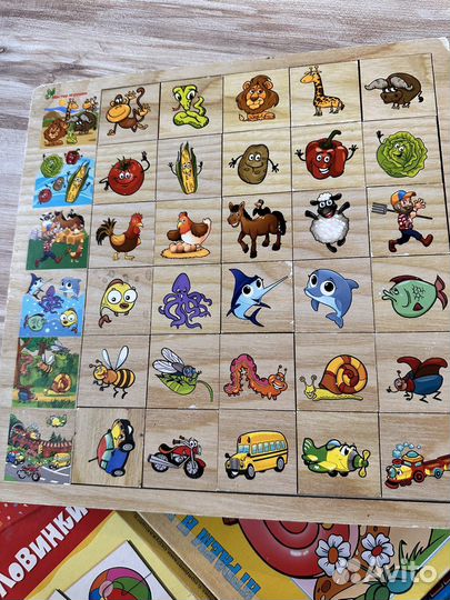 Детские настольные игры +3 +6