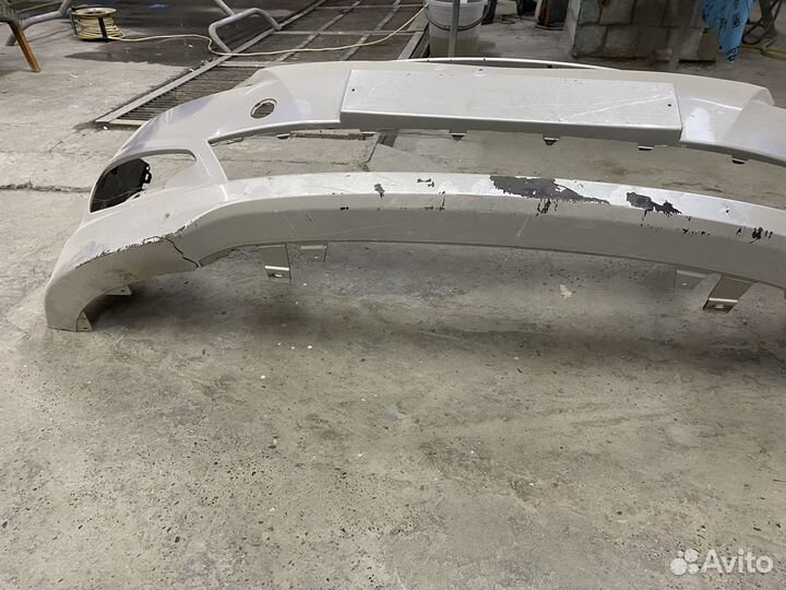 Передний бампер на hyundai solaris 2016