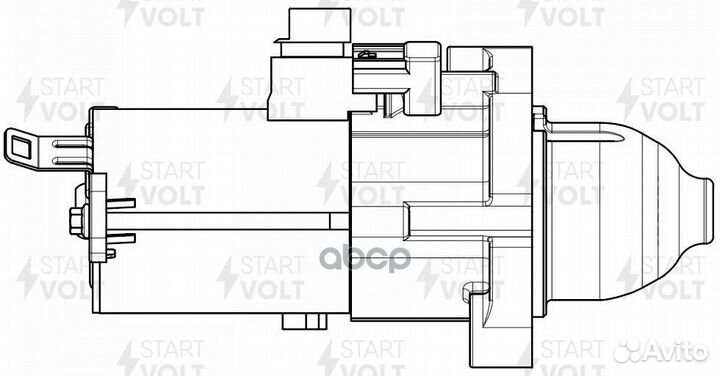 Стартер для а/м Honda CR-V (06) /Accord (08) 2