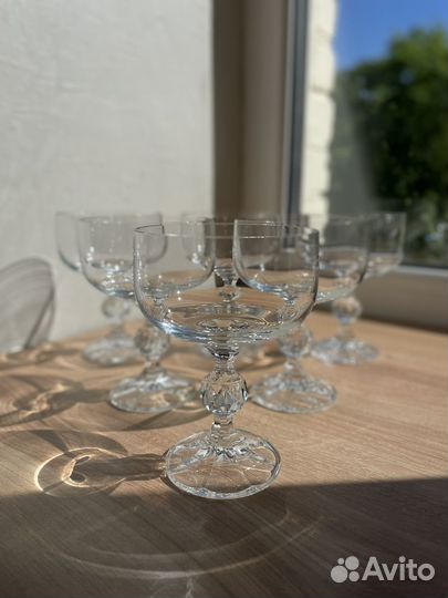 Фужеры бокалы богемия