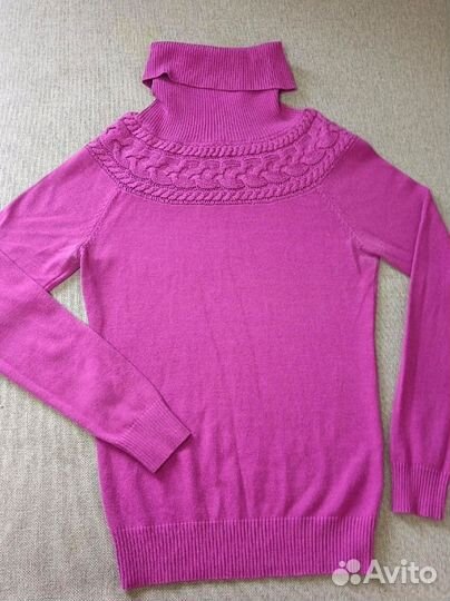 Свитер под горло, S, хлопок 100%