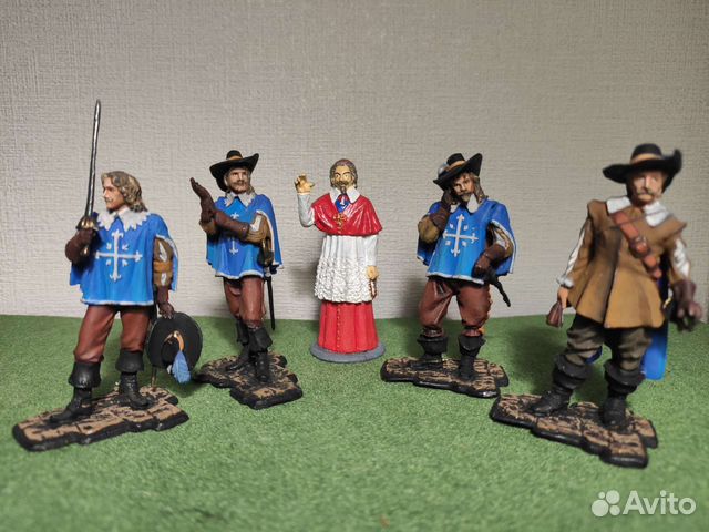 Модель солдатика, мушкетёры
