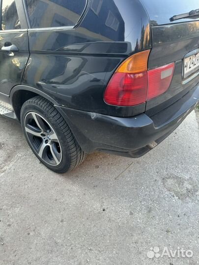 Бампер задний на бмв е53 без партроников
