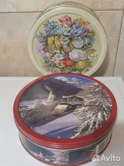 Коробки из под печенья пустые