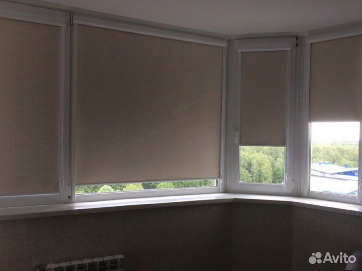 Рулонные шторы день ночь