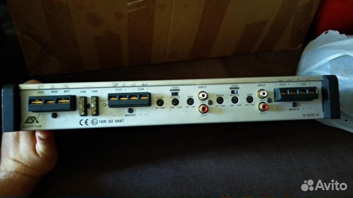 Комплект - усилитель, сабвуфер, провода