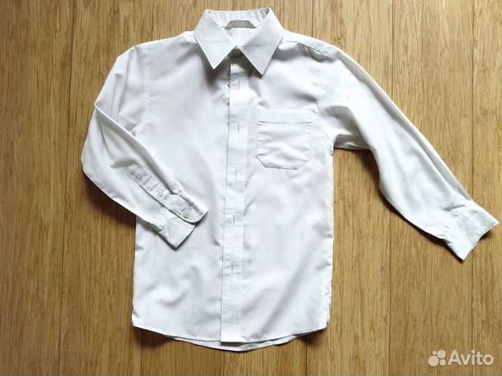 Рубашка школьная 122см