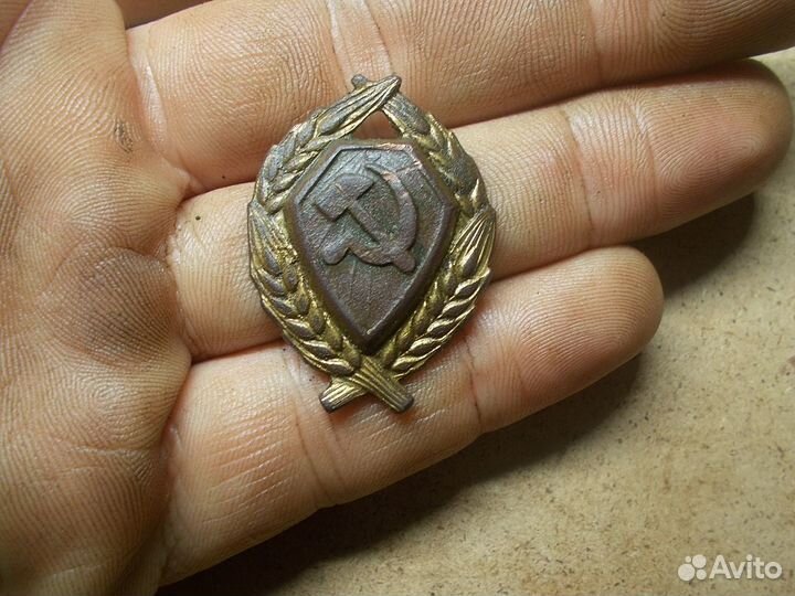 Кокарда командного состава ркм 1926-1930 год