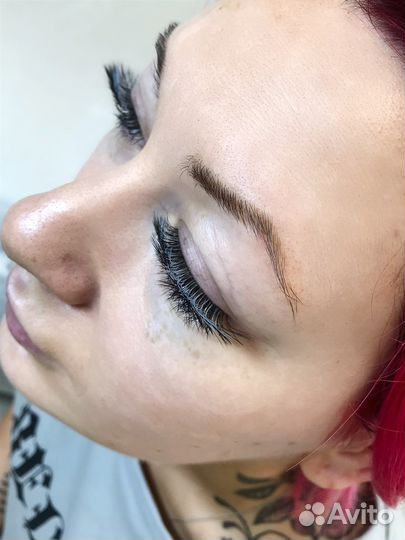 Наращивание ресниц, лами, архитектура бровей
