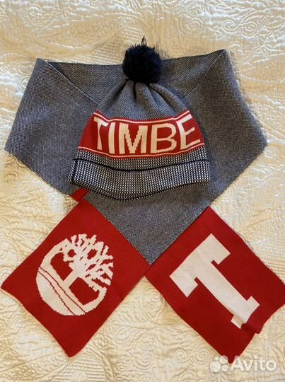 Шапка и шарф Timberland оригинал