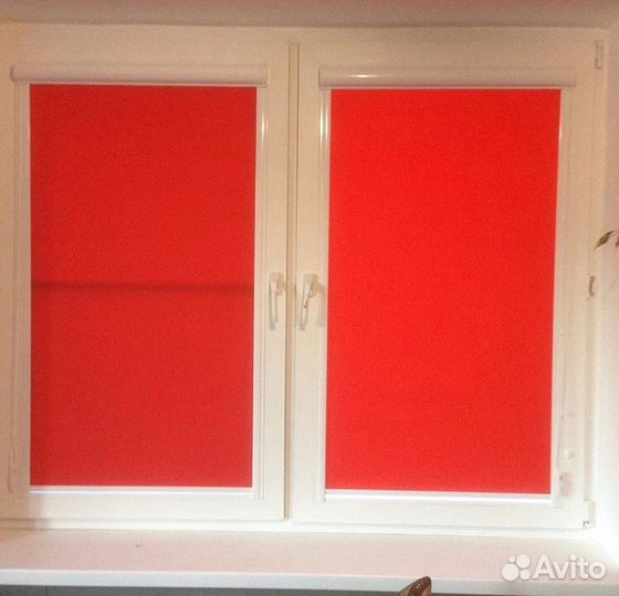 Жалюзи рулонные цвет Терракот