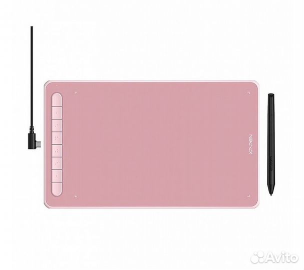 Графический планшет XP-Pen Deco L, розовый