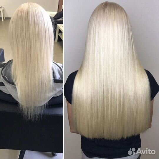 Наращивание волос под Ключ