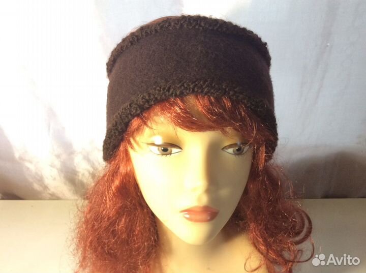 Полоска на голову, чистая шерсть,р 56-57,арт 002