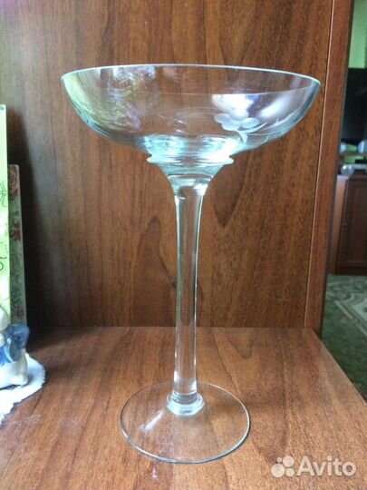 Ваза для фруктов на ножке СССР