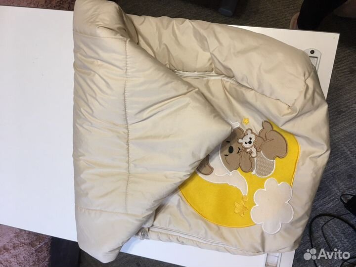 Зимний конверт в коляску или на санки