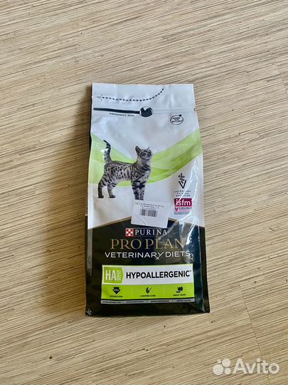 Корм д/ кошек PRO plan purina Hypoallergenic 1,3кг