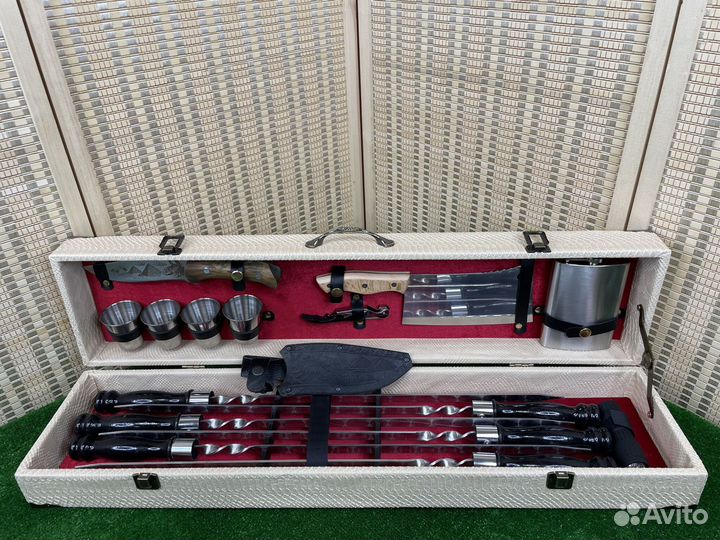 Шашлычный набор в чемодане К-5