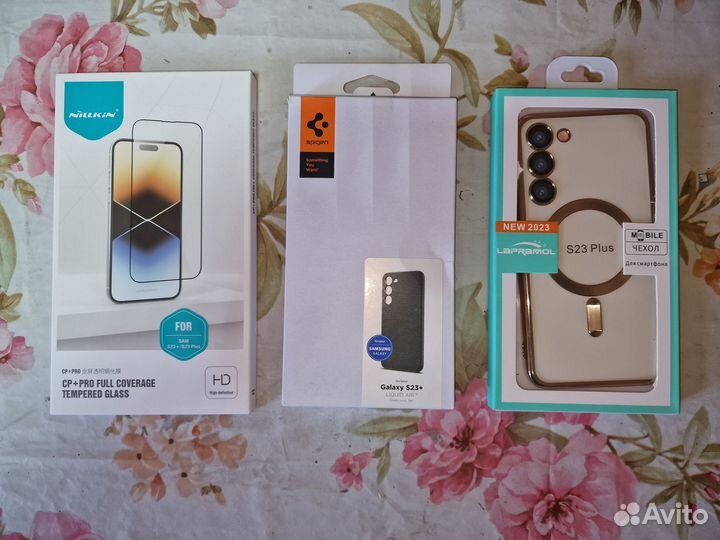 Чехлы и защитное стекло для Samsung Galaxy s23+