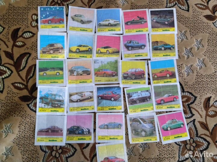 Вкладыши от жвачек beycan