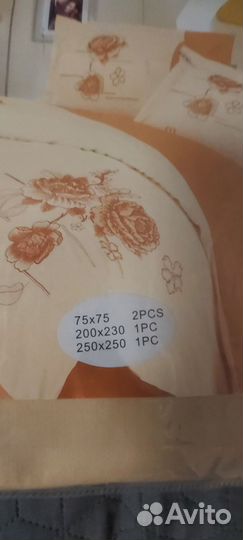 Постельное белье евро новое