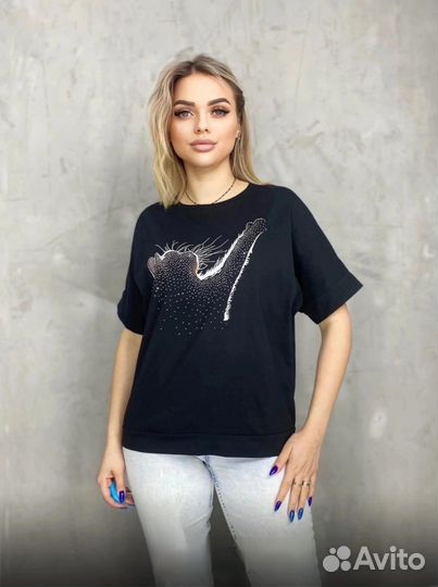 Футболки женские хлопок 48-54