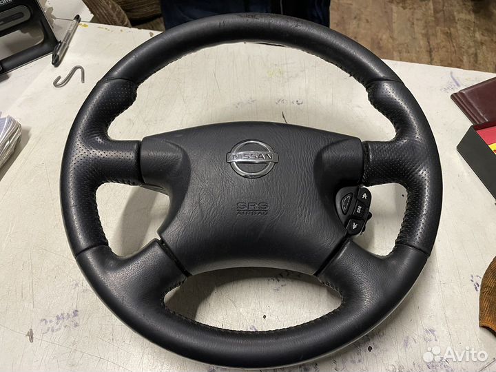 Рулевое колесо с AirBag кожа Nissan C-Trail T30