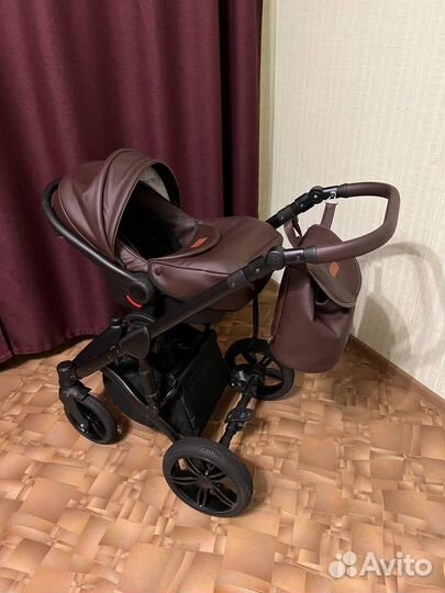 Коляска 3 в 1 mocca verdi